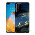 Дизайнерский силиконовый с усиленными углами чехол для Huawei P40 Звезды