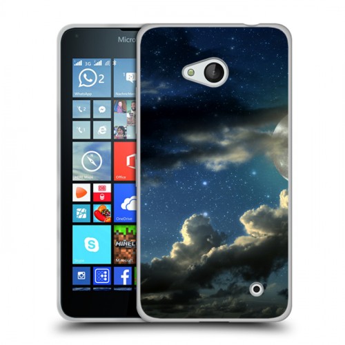 Дизайнерский пластиковый чехол для Microsoft Lumia 640 Звезды