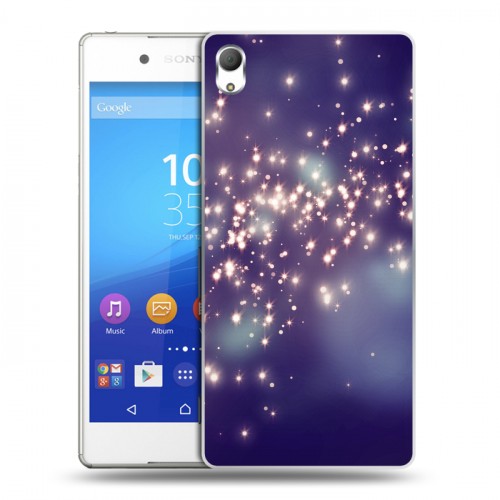 Дизайнерский пластиковый чехол для Sony Xperia Z3+ Звезды