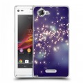 Дизайнерский пластиковый чехол для Sony Xperia L Звезды