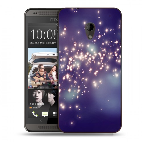 Дизайнерский пластиковый чехол для HTC Desire 700 Звезды