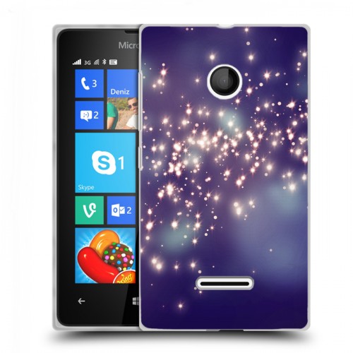 Дизайнерский пластиковый чехол для Microsoft Lumia 435 Звезды