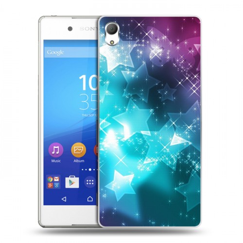 Дизайнерский пластиковый чехол для Sony Xperia Z3+ Звезды