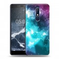 Дизайнерский пластиковый чехол для Nokia 5.1 Звезды