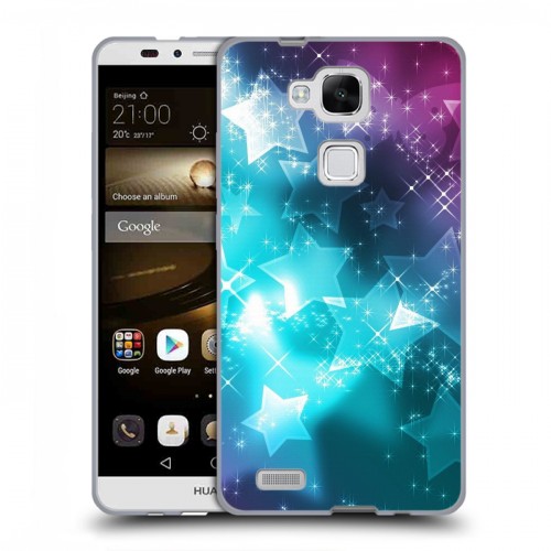 Дизайнерский силиконовый чехол для Huawei Ascend Mate 7 Звезды
