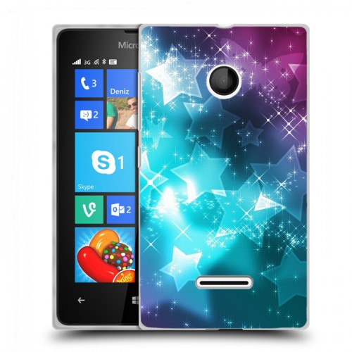 Дизайнерский пластиковый чехол для Microsoft Lumia 435 Звезды