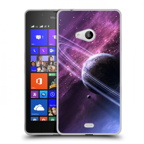 Дизайнерский пластиковый чехол для Microsoft Lumia 540 Звезды