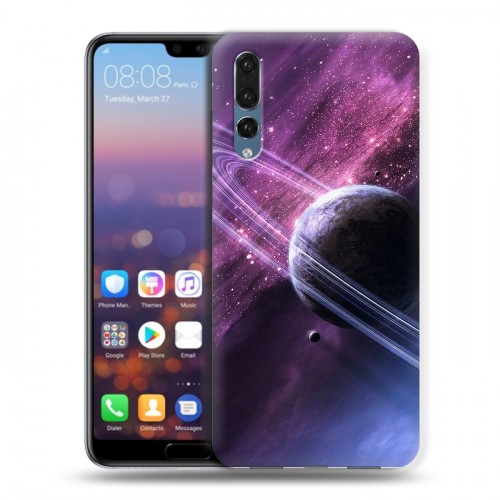 Дизайнерский силиконовый с усиленными углами чехол для Huawei P20 Pro Звезды