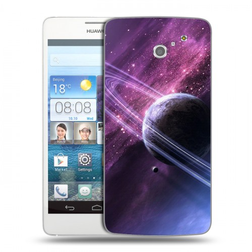 Дизайнерский пластиковый чехол для Huawei Ascend D2 Звезды