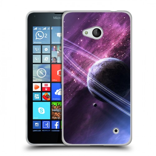 Дизайнерский пластиковый чехол для Microsoft Lumia 640 Звезды