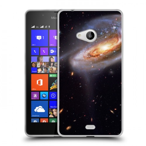 Дизайнерский пластиковый чехол для Microsoft Lumia 540 Звезды