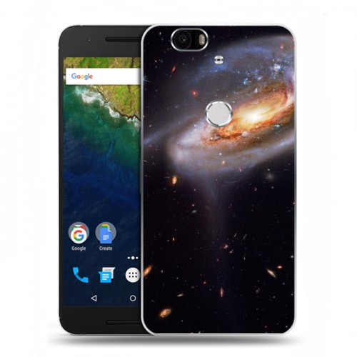 Дизайнерский силиконовый чехол для Google Huawei Nexus 6P Звезды