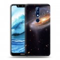 Дизайнерский силиконовый чехол для Nokia 5.1 Plus Звезды