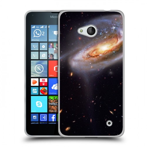 Дизайнерский пластиковый чехол для Microsoft Lumia 640 Звезды