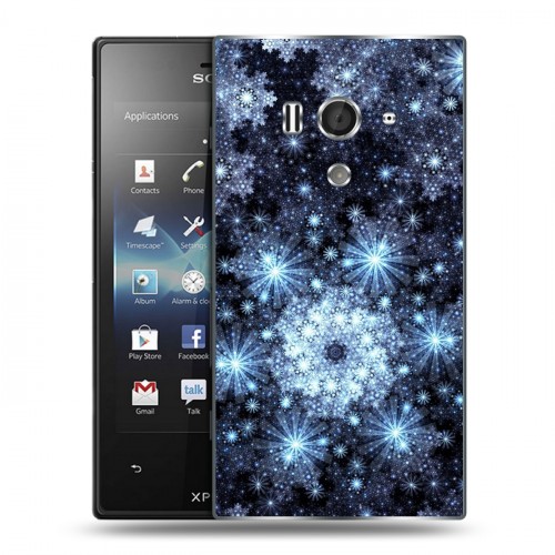 Дизайнерский пластиковый чехол для Sony Xperia acro S Звезды