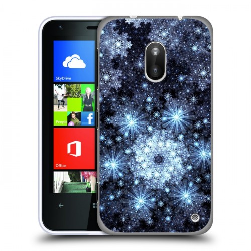 Дизайнерский пластиковый чехол для Nokia Lumia 620 Звезды