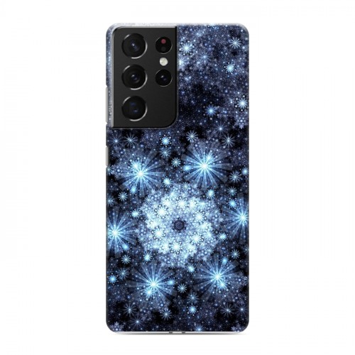 Дизайнерский пластиковый чехол для Samsung Galaxy S21 Ultra Звезды