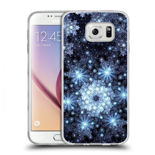 Дизайнерский пластиковый чехол для Samsung Galaxy S6 Звезды