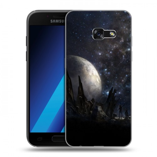 Дизайнерский силиконовый чехол для Samsung Galaxy A7 (2017) Звезды
