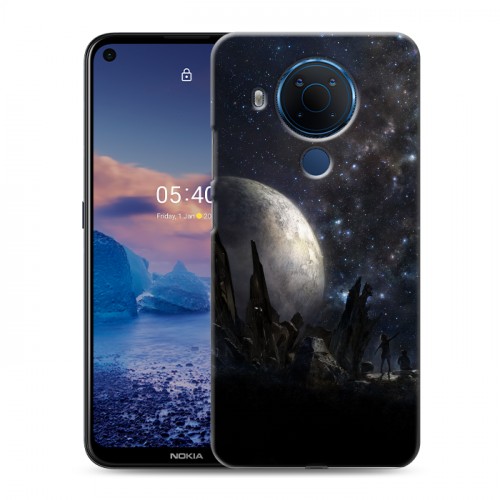 Дизайнерский силиконовый чехол для Nokia 5.4 Звезды