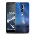 Дизайнерский пластиковый чехол для Nokia 5.1 Звезды