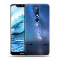 Дизайнерский силиконовый чехол для Nokia 5.1 Plus Звезды