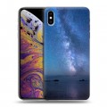 Дизайнерский силиконовый чехол для Iphone Xs Max Звезды