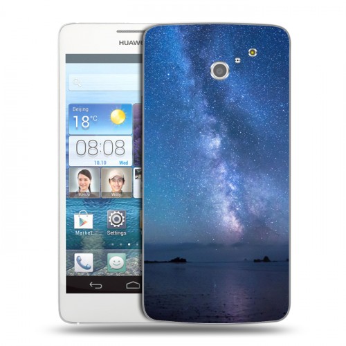 Дизайнерский пластиковый чехол для Huawei Ascend D2 Звезды