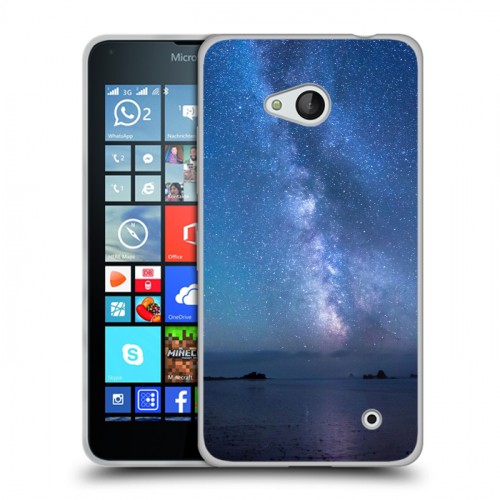 Дизайнерский пластиковый чехол для Microsoft Lumia 640 Звезды