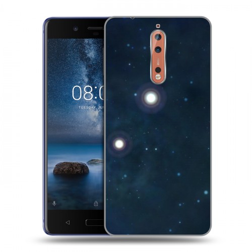 Дизайнерский пластиковый чехол для Nokia 8 Звезды