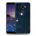 Дизайнерский пластиковый чехол для Nokia 7 Plus Звезды