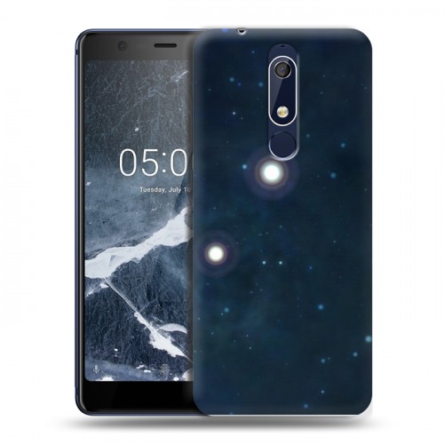 Дизайнерский пластиковый чехол для Nokia 5.1 Звезды