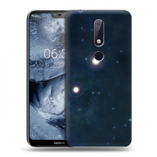 Дизайнерский пластиковый чехол для Nokia 6.1 Plus Звезды