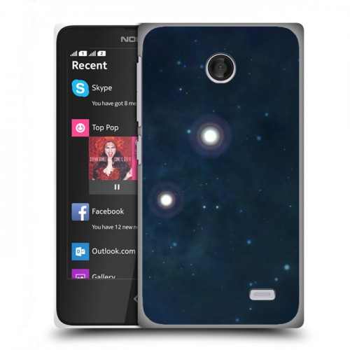 Дизайнерский пластиковый чехол для Nokia X Звезды