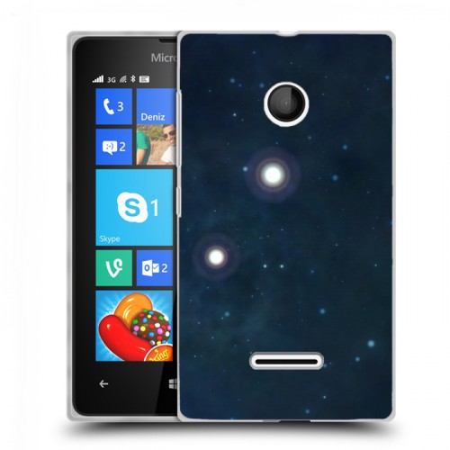 Дизайнерский пластиковый чехол для Microsoft Lumia 435 Звезды