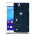 Дизайнерский пластиковый чехол для Sony Xperia C4 Звезды