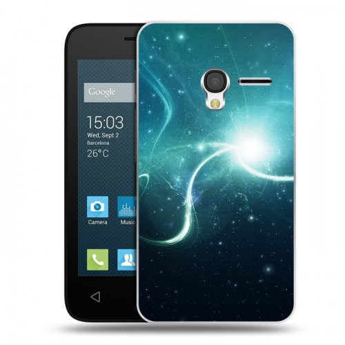 Дизайнерский пластиковый чехол для Alcatel One Touch Pixi 3 (4.0) Звезды