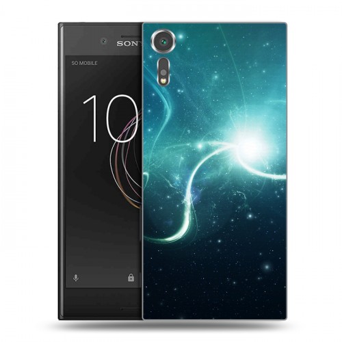 Дизайнерский пластиковый чехол для Sony Xperia XZs Звезды