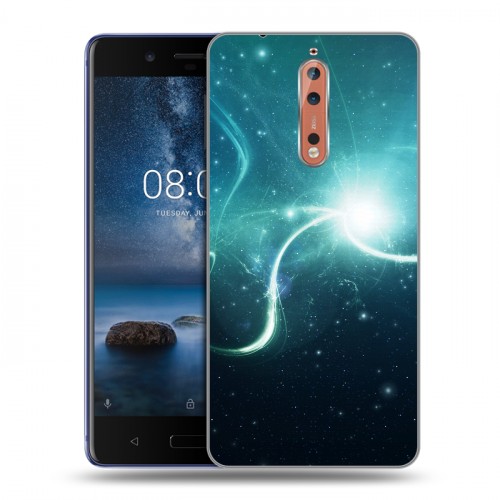 Дизайнерский пластиковый чехол для Nokia 8 Звезды