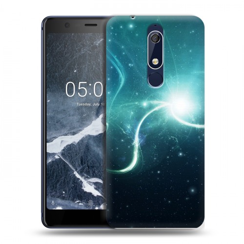 Дизайнерский пластиковый чехол для Nokia 5.1 Звезды