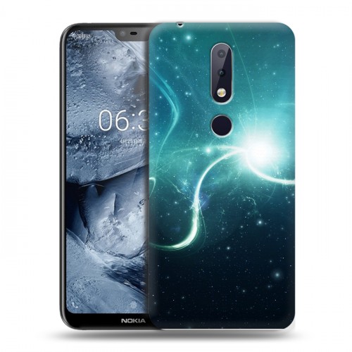 Дизайнерский силиконовый чехол для Nokia 6.1 Plus Звезды