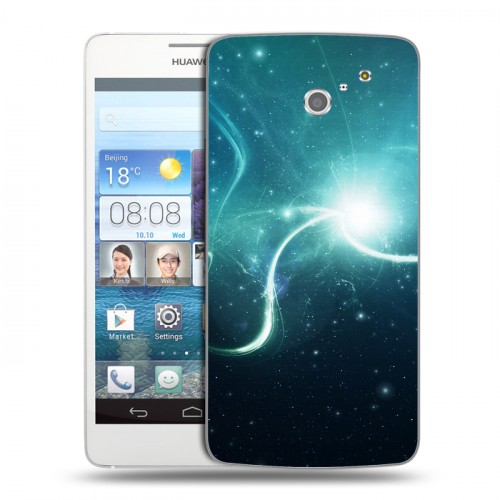 Дизайнерский пластиковый чехол для Huawei Ascend D2 Звезды