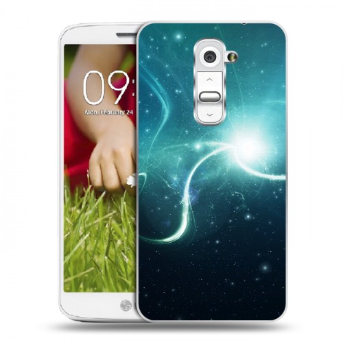 Дизайнерский пластиковый чехол для LG Optimus G2 mini Звезды