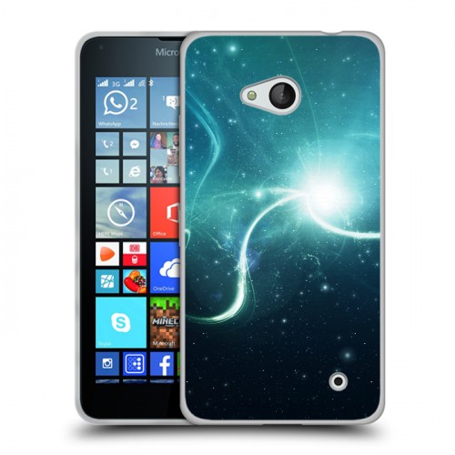 Дизайнерский пластиковый чехол для Microsoft Lumia 640 Звезды