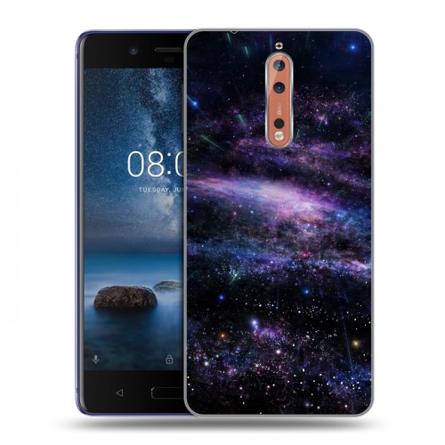 Дизайнерский пластиковый чехол для Nokia 8 Звезды