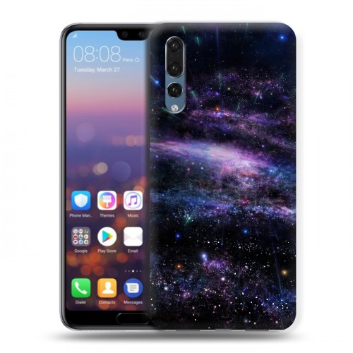 Дизайнерский силиконовый с усиленными углами чехол для Huawei P20 Pro Звезды