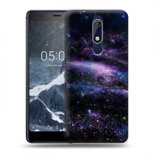 Дизайнерский пластиковый чехол для Nokia 5.1 Звезды