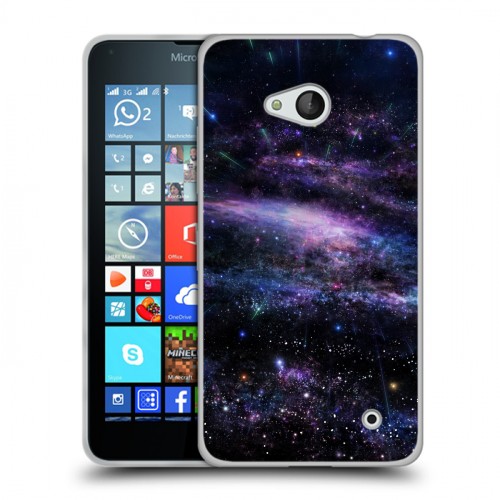 Дизайнерский пластиковый чехол для Microsoft Lumia 640 Звезды