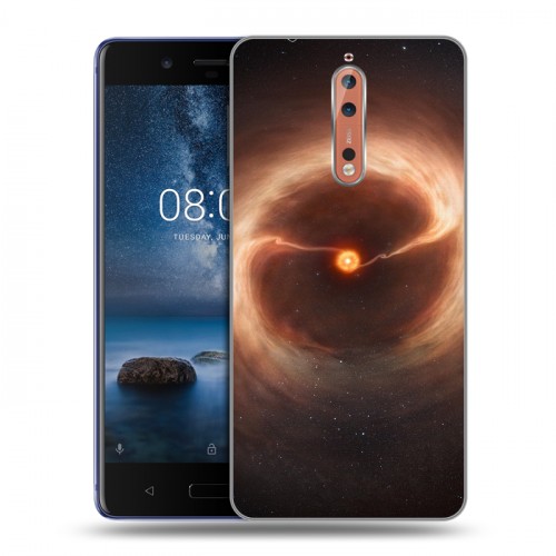 Дизайнерский пластиковый чехол для Nokia 8 Звезды