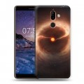 Дизайнерский пластиковый чехол для Nokia 7 Plus Звезды